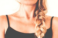 Free fishtail braid image, public domain style CC0 photo.