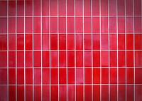 Free red tiles image, public domain interior design CC0 photo.