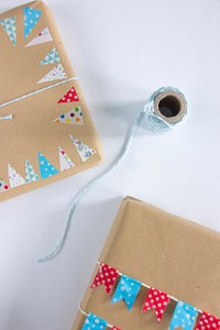 Free gift wrapping image, public domain celebration CC0 photo.