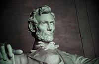 Free Abraham Lincoln statue image, public domain history CC0 photo.