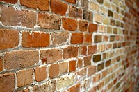 Brick wall background, free public domain CC0 image.