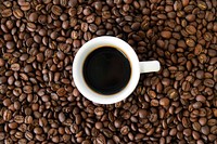 Free coffee beans image, public domain food & beverage CC0 photo.