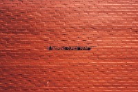 Free brick wall with smoking sign image, public domain CC0 photo.