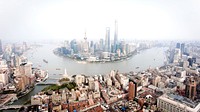 Free shanghai skyline image, public domain CC0 photo.