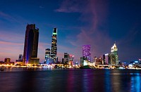 Free Saigon River image, public domain cityscape CC0 photo.