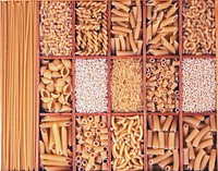 Free mixture of pasta in boxes image, public domain food CC0 photo.