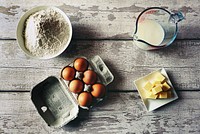 Free cake ingredients image, public domain food CC0 photo.