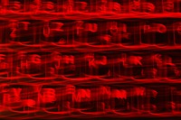 Free blurry red keyboard image, public domain CC0 photo.