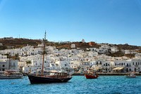 Free Mykonos island in Greece image, public domain CC0 photo.