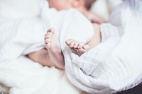 Free baby's feet image, public domain CC0 photo.