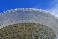 Free radio telescope viewpoint image, public domain astronomy CC0 photo.