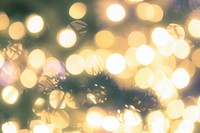 Free Christmas bokeh image, public domain holiday CC0 photo.