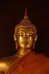 Free gold Budha image, public domain religion CC0 photo.