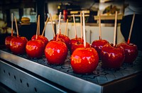 Free glazed apple image, public domain fruit CC0 photo.