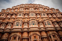 Free Hawa Mahal, Jaipur, Rajasthan, India photo, public domain travel CC0 image.