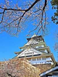 Free Osaka castle image, public domain travel CC0 photo.