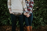 Free couple holding hands image, public domain love CC0 photo.