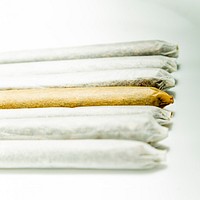 Free joint rolls image, public domain cannabis CC0 photo.