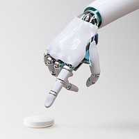 Robot hand finger psd pointing, AI technology