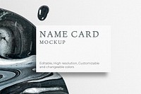 Minimal business card mockup psd 