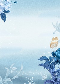 Flower poster, aesthetic background psd, remixed from vintage public domain images