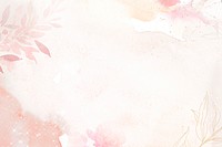 Flower background, aesthetic border design psd, remixed from vintage public domain images