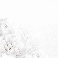 Flower wedding background, aesthetic border design vector, remixed from vintage public domain images