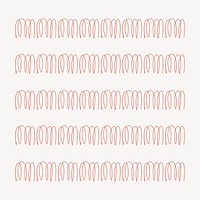 Curly line illustrator brush vector doodle seamless pattern brush set