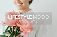 Lifestyle Photoshop preset filter effect PSD, blogger & influencer lifestyle mood easy overlay add-on