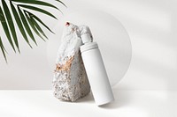 Facial spray bottle, organic beauty product in aesthetic design