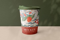 Coffee cup aesthetic customizable design psd