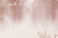 Aesthetic pink background, festive winter holiday design psd