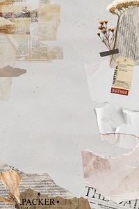 Aesthetic collage background, ripped paper | Premium PSD - rawpixel