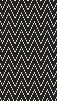 Chevron pattern mobile wallpaper, black abstract