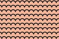 Wave pattern background, orange abstract lines