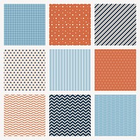 Geometric pattern background, color design vector