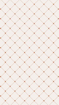 Crosshatch grid mobile wallpaper, beige pattern