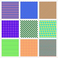 Geometric pattern background, colorful neon design vector