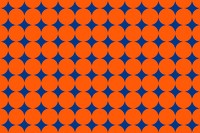 Orange circle pattern background, geometric design