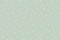 Green polka dot background, cute simple pattern