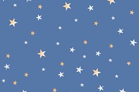 Star pattern background, aesthetic blue