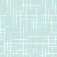 Aesthetic grid pattern background, seamless line in blue vector