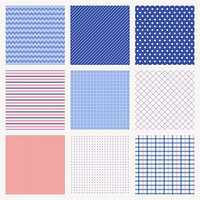 Simple pattern background, pastel design psd