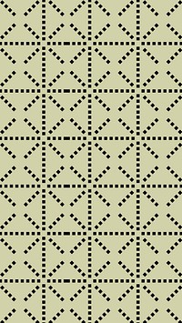 Square pattern mobile wallpaper, green geometric