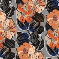 Aesthetic seamless flower background, botanical pattern vintage psd