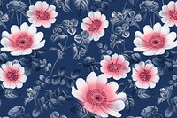 Flower pattern background, botanical design psd, remixed from original artworks by Pierre Joseph Redouté