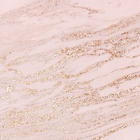 Aesthetic pink background, marble texture, gold glitter design