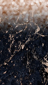 Aesthetic iPhone wallpaper, black marble texture design