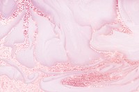 Aesthetic pink glitter background, fluid texture design