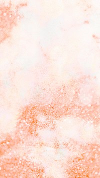 Glitter phone wallpaper, aesthetic orange design